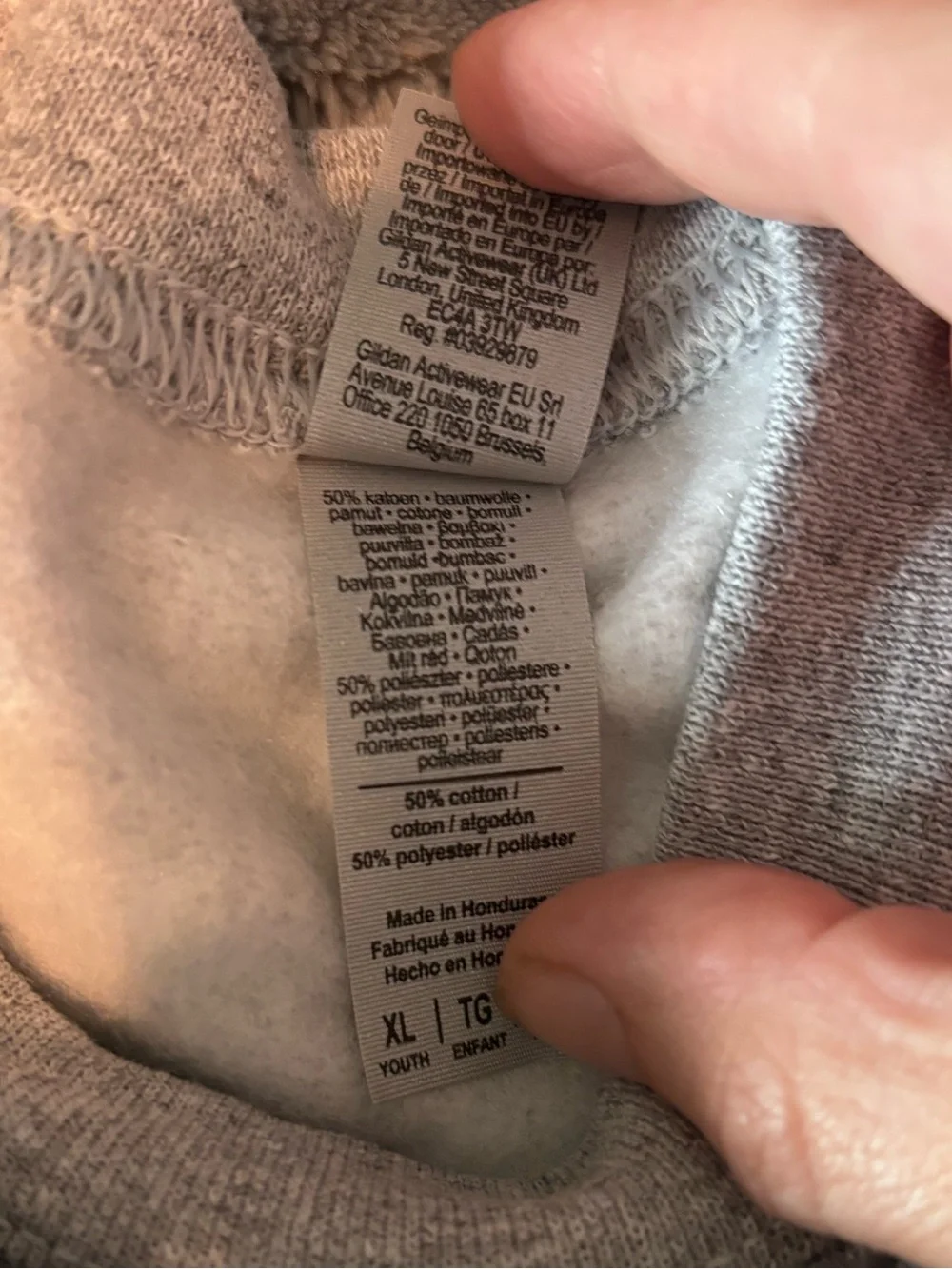 Gildan Heather Gray Men's Crewneck Sweatshirt Size XL